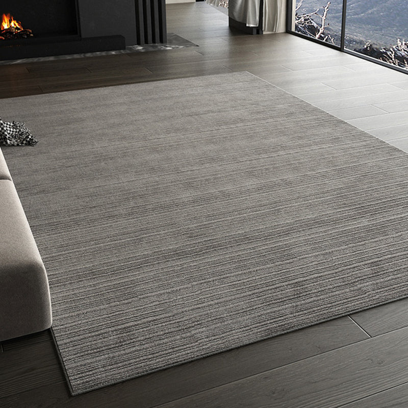 Chic Modern Carpet Solid Color Polyester Area Rug Stain Resistant Area Rug for Living Room