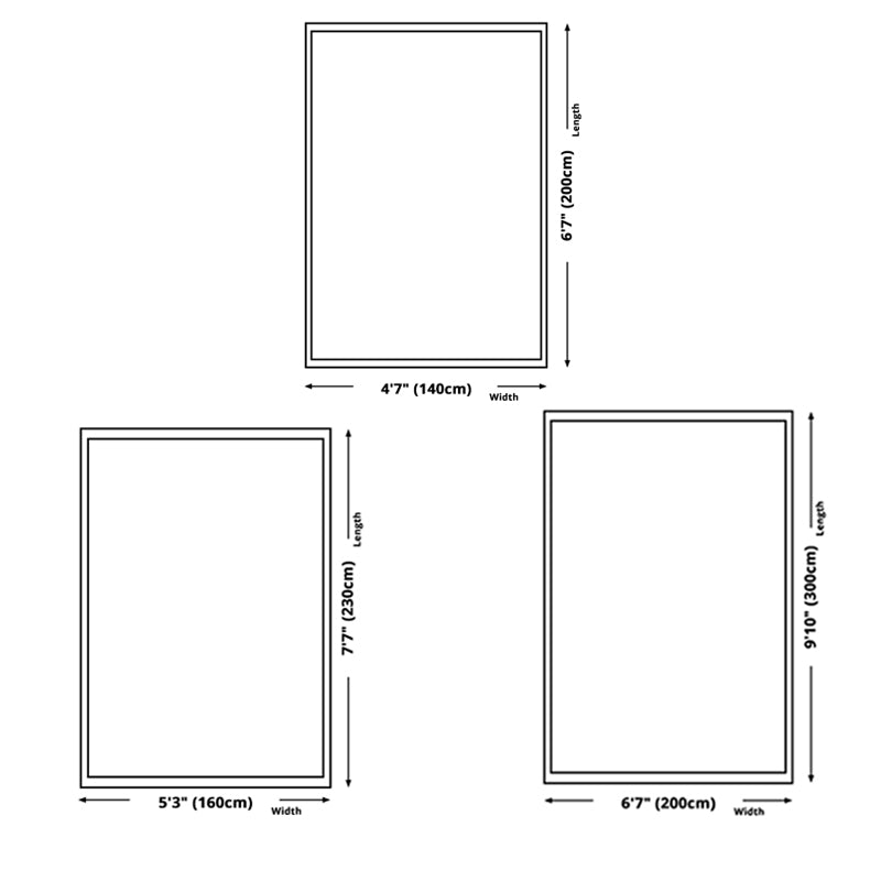 Simplicity Checkered Pattern Rug Polyester Indoor Carpet Stain Resistant Area Rug for Living Room