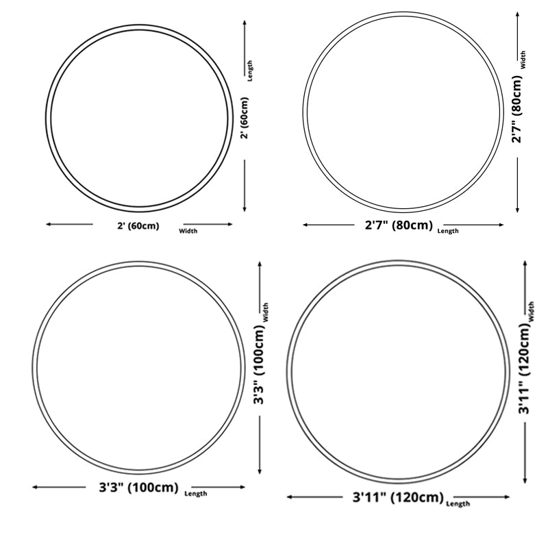 Creatief ronde tapijt 3D visuele misleiding print tapijten polyester wasbaar tapijt met niet-slipachter