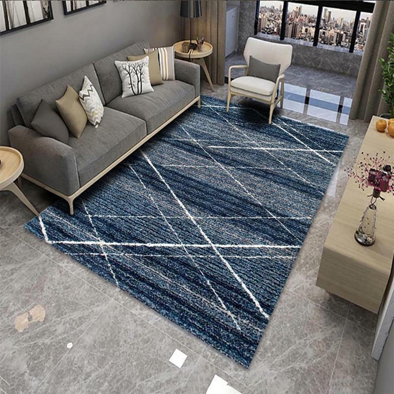 Groen Modern Rug Polyester Grafisch Tapijt Non-Slip Backing Rug voor woningdecoratie