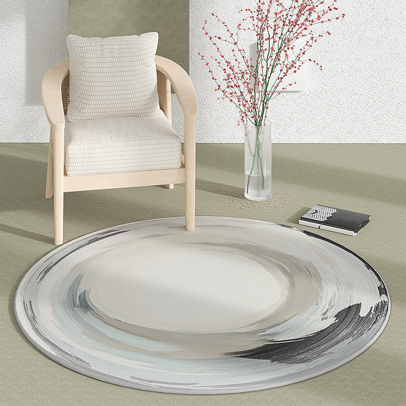 Grijs modern gebied tapijt polyester geometrische print tapijt tapijt niet-slip achtergrondgebied vloerkleed voor woningdecoratie