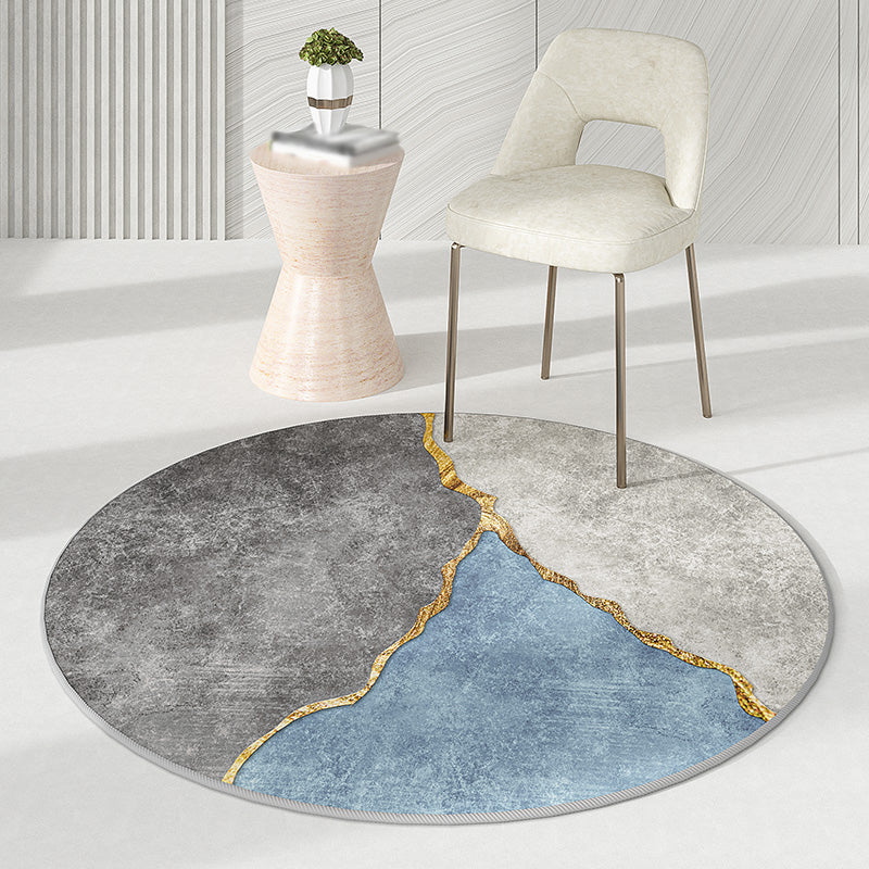 Grijs modern gebied tapijt polyester geometrische print tapijt tapijt niet-slip achtergrondgebied vloerkleed voor woningdecoratie