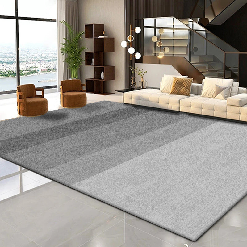 Grijs modern tapijt geometrisch patroon polyester gebied tapijt niet-slip achterste tapijt voor woonkamer