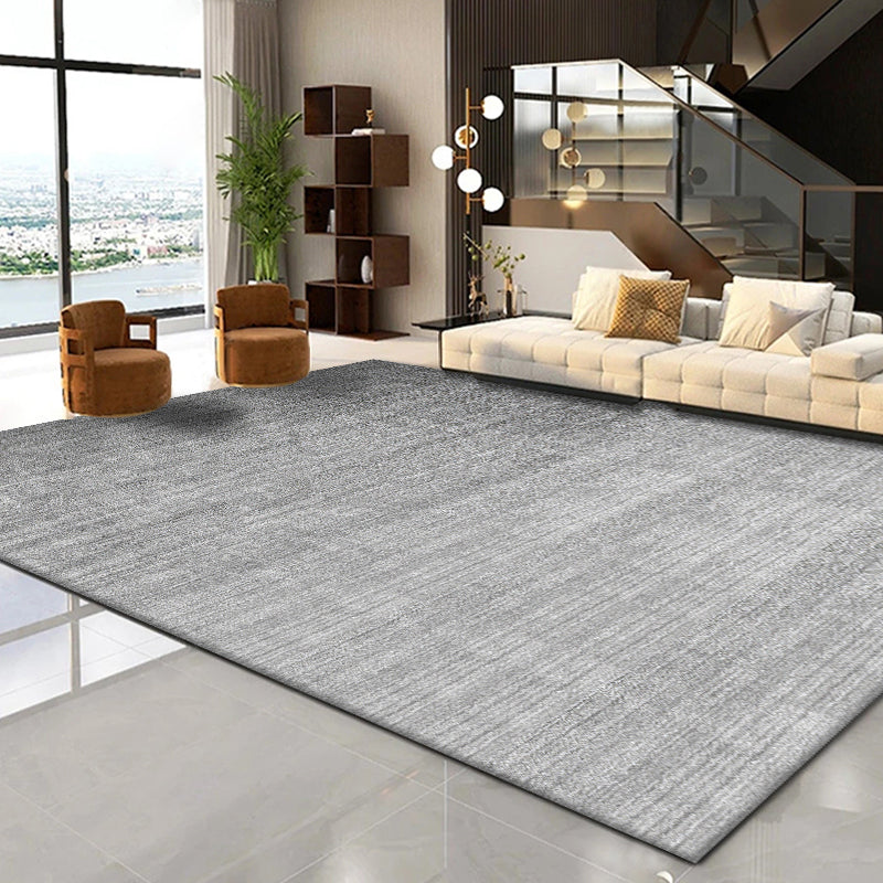 Grijs modern tapijt geometrisch patroon polyester gebied tapijt niet-slip achterste tapijt voor woonkamer