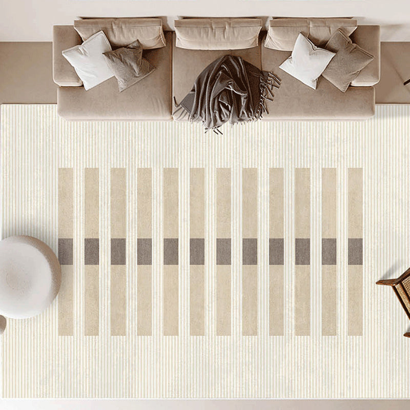 Moderne kaki -tint tapijt tapijt wasbaar wasbaar polyester tapijt woonkamer vlek resistent gebied tapijt