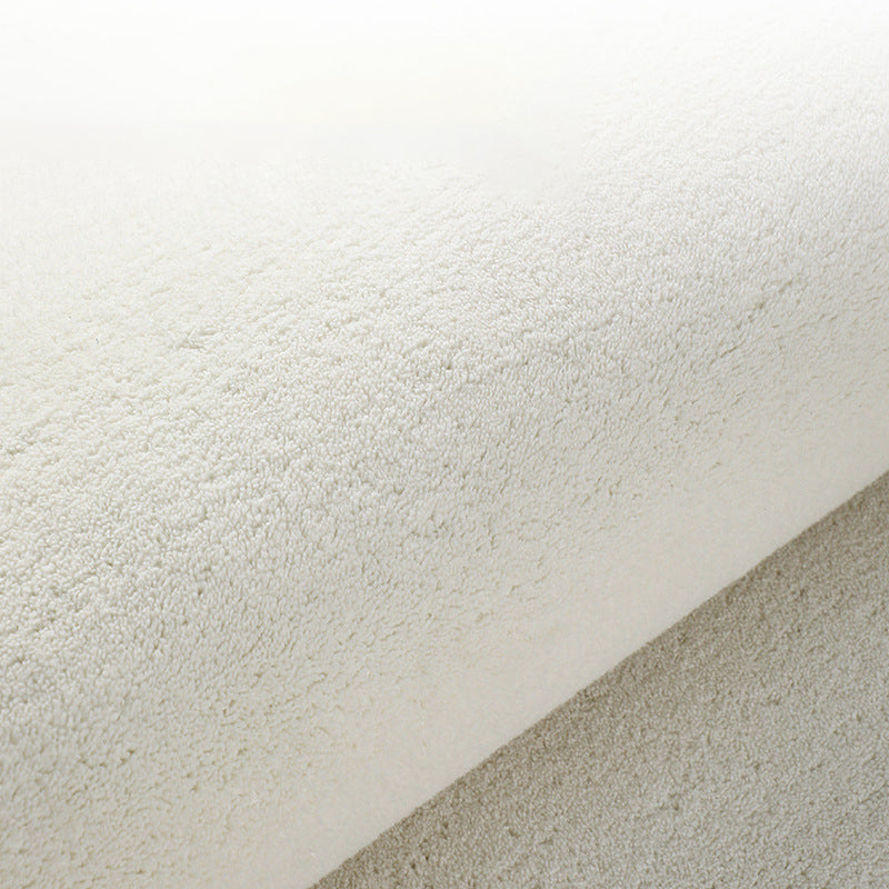 Modern Khaki Tone Area Rug Washable Polyester Rug Living Room Stain Resistant Area Carpet