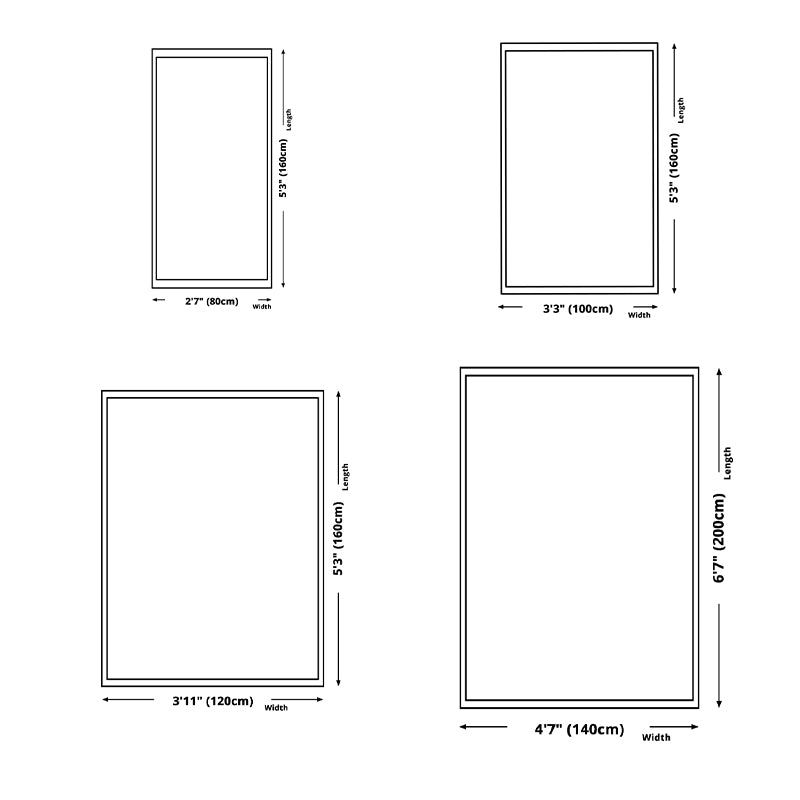 Luxuriant Modern Rug Black Graphic Carpet Washable Indoor Rug for Home Decor