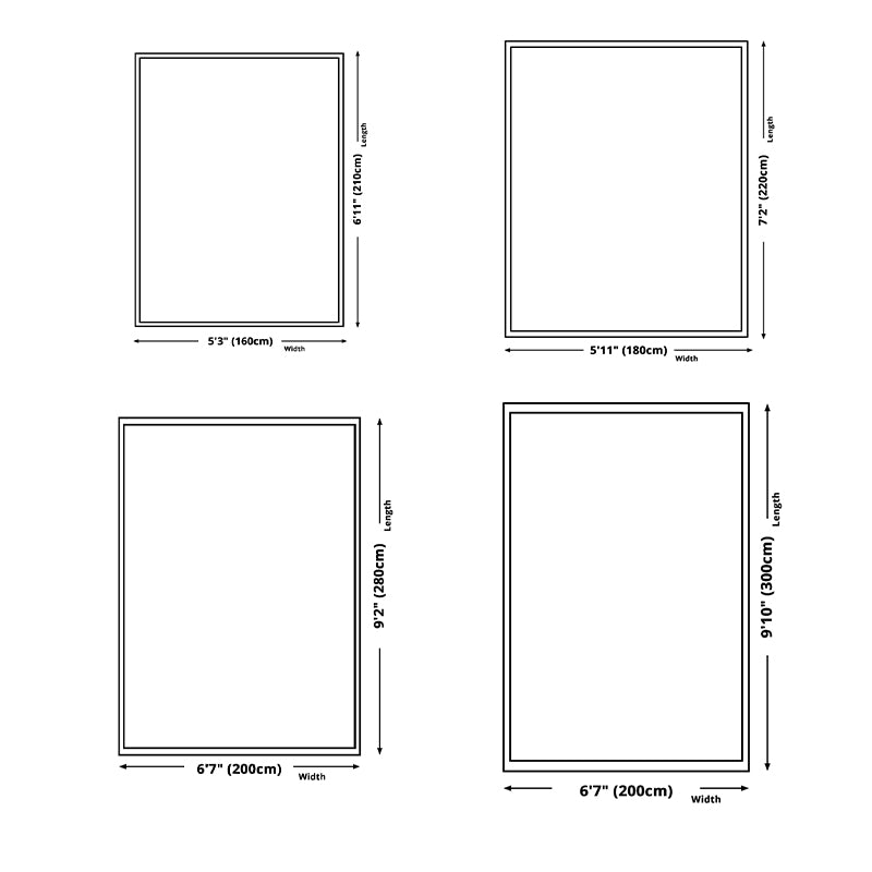 Black Modern Rug Polyester Striped Rug Non-Slip Backing Rug for Home Decoration