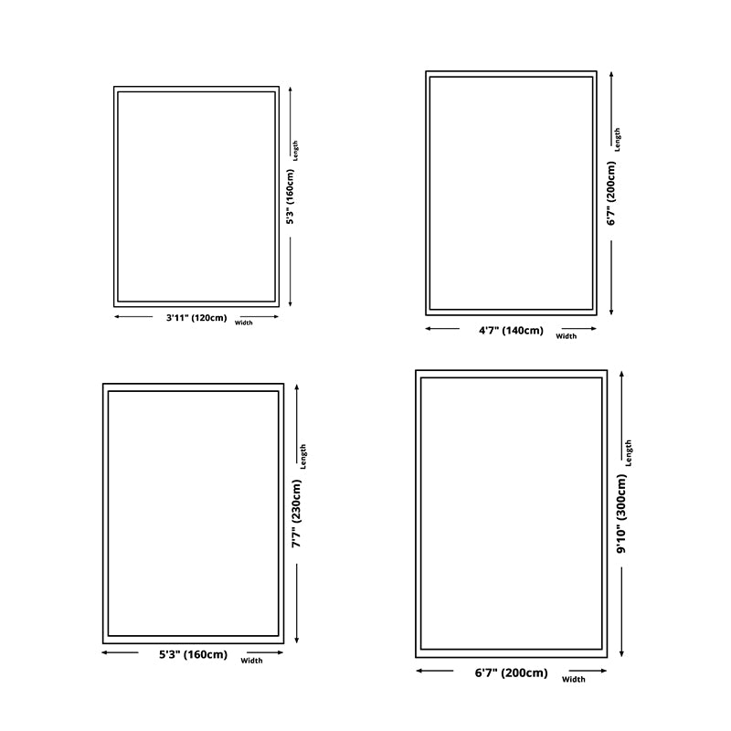 Minimalistisch tapijt Modern abstract patroon Tapijten Polyester Stain Resistant Area Tapijt voor woonkamer