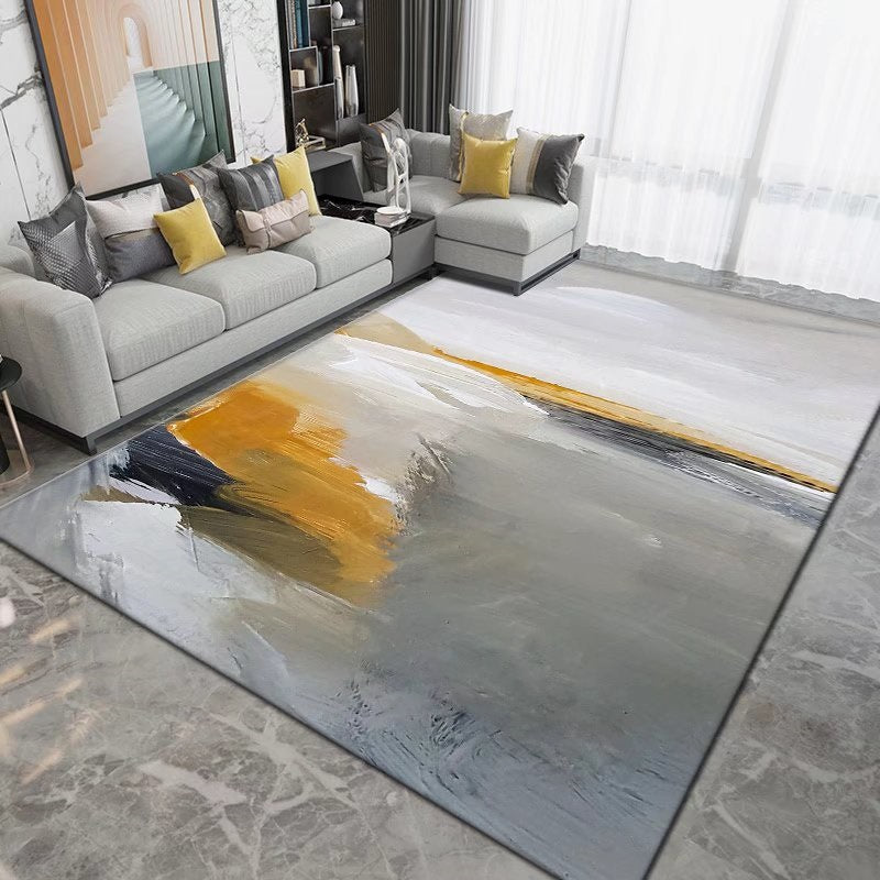 Eenvoud Area tapijt trendy polyester abstract patroon binnen tapijt niet-slip tapijt voor woonkamer