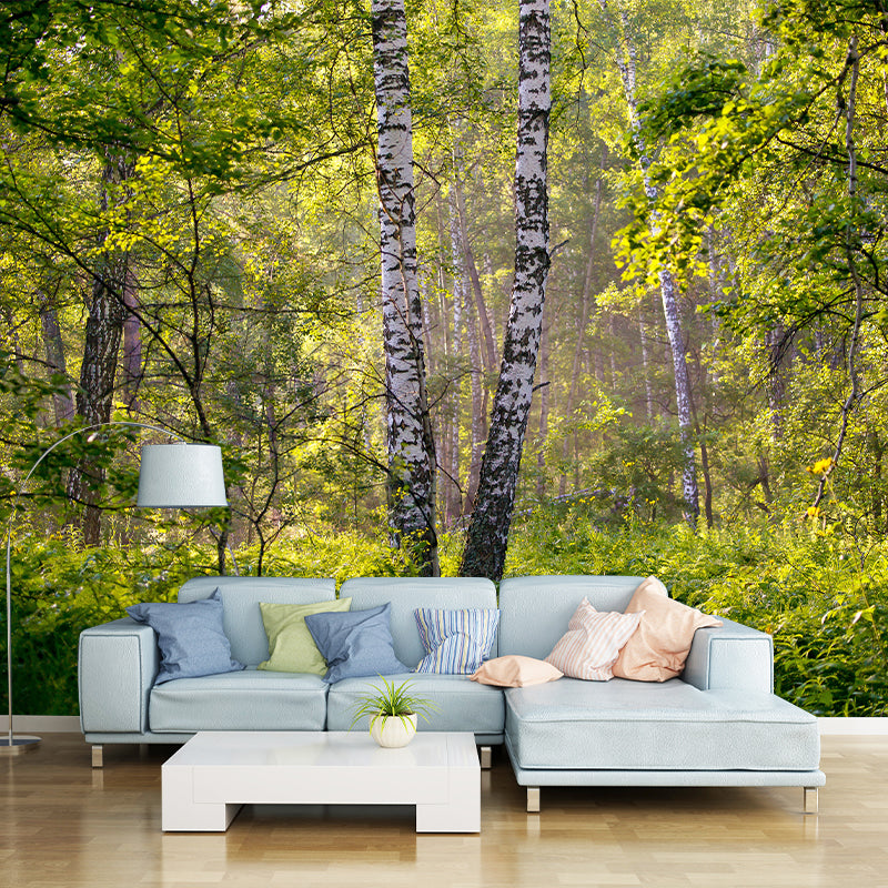 Forest Minimalism Style Mural Wallpaper for Living Room Bedroom, Waterproofing
