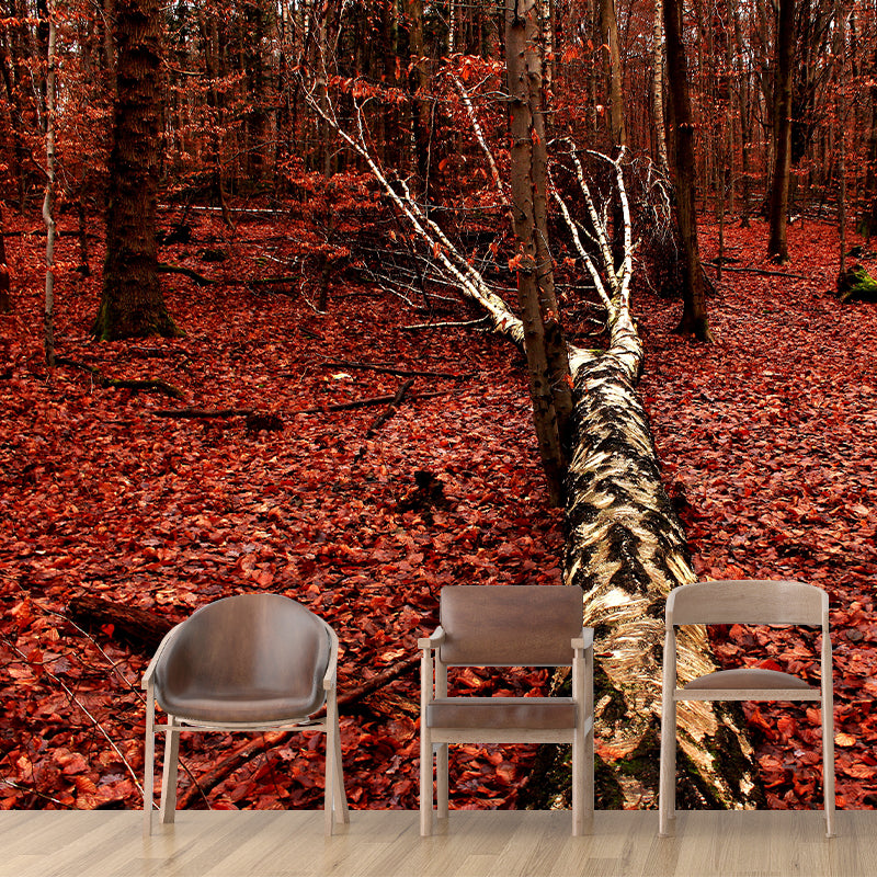 Forest Minimalism Style Mural Wallpaper for Living Room Bedroom, Waterproofing