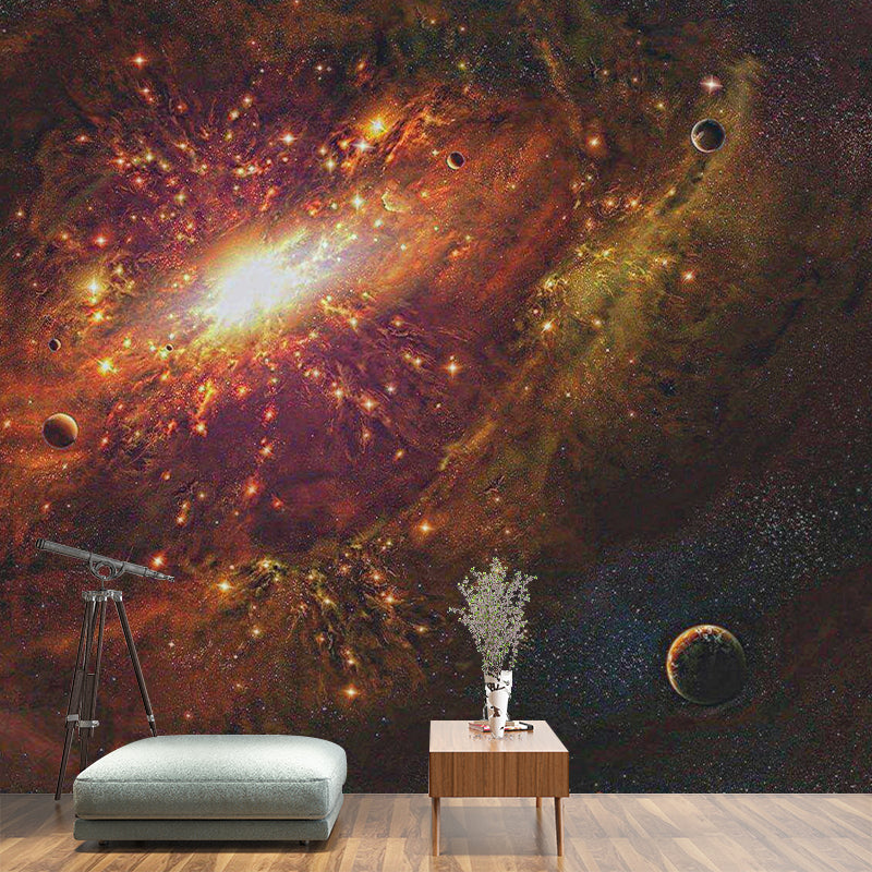Space Universe Modern Mural Wallpaper Personalized Wall Covering for Bedroom
