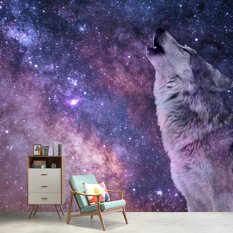 Space Universe Modern Mural Wallpaper Personalized Wall Covering for Bedroom
