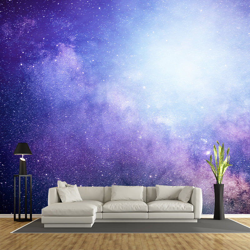 Star Universe Wall Mural Full Size Wall Covering for Sleeping Room, Waterproofing