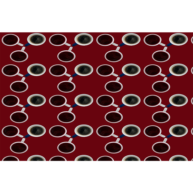 Coffee Drink Illustration Cafe Decoration Wall Paper Murals, Made to Measure