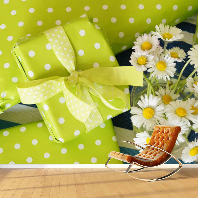 Bouquet Wall Mural Moisture Resistant Wallpaper Wall Decor for House Interior