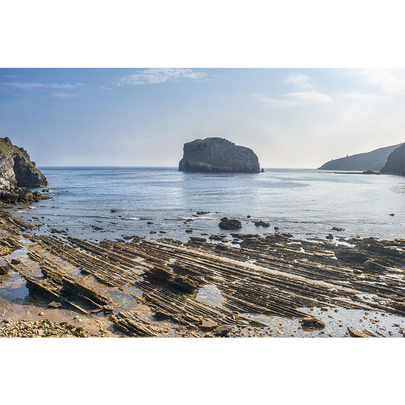 Customized Seascape Mural Environment Friendly Wallpaper for Living Room