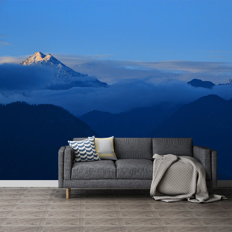 Magnificent Mountain Landscapes Mural Horizontal Photography for Living Room