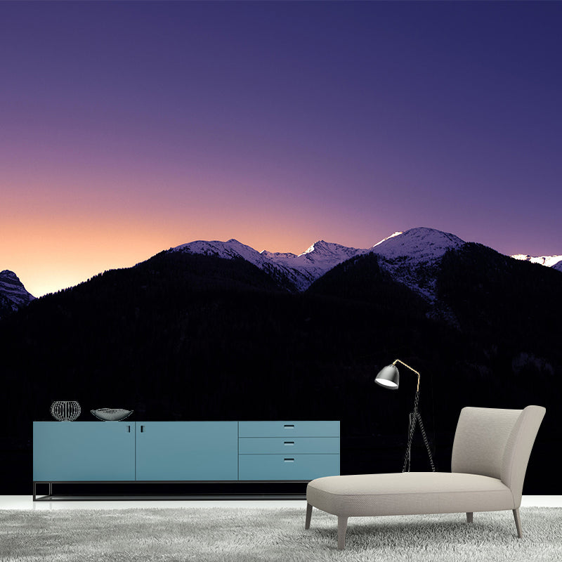 Mountain Landscapes Wall Mural Eco-friendly Wall Decor for House Interior