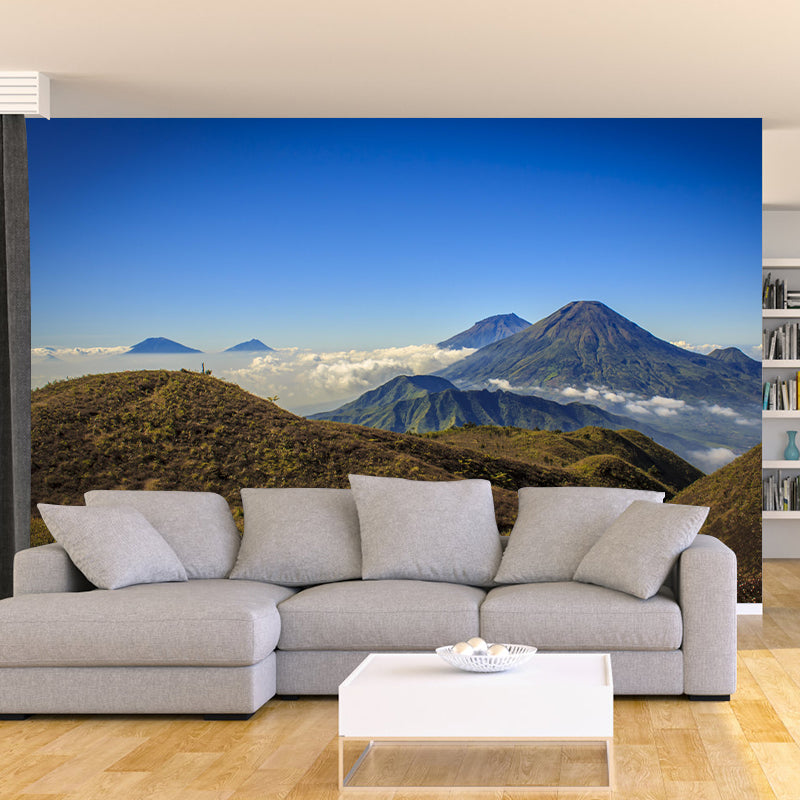 Magnificent Mountain View Mural Wallpaper Mildew Resistant for Bedroom Decor