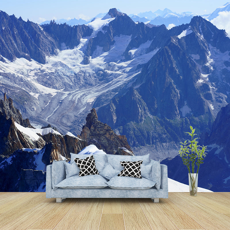 Customized Mountain Landscapes Mural Environment Friendly Wallpaper for Bedroom
