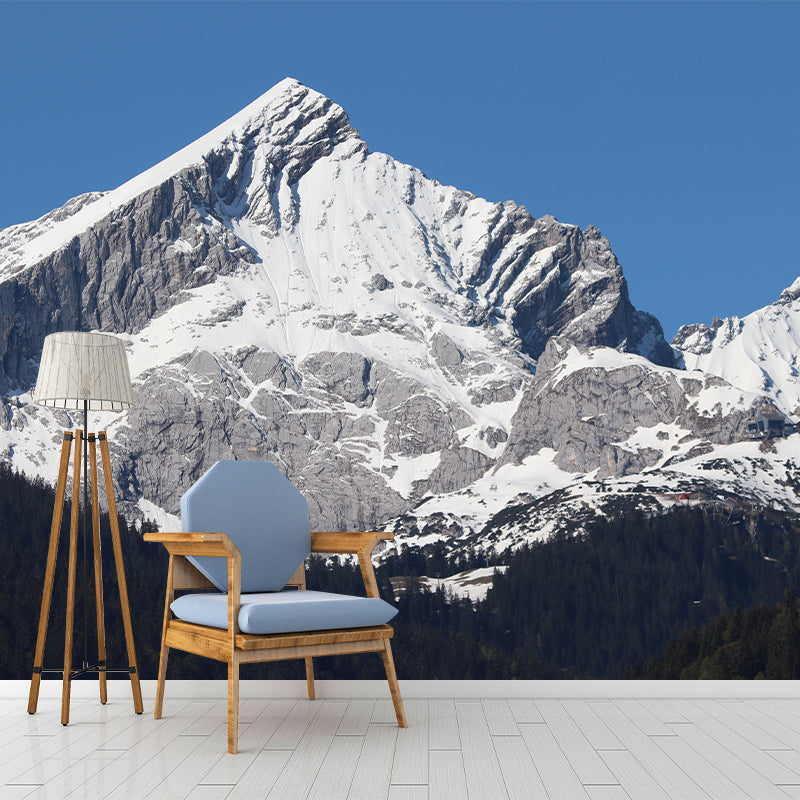 Mountain Landscapes Mural Moisture Resistant Wall Decor for House Interior