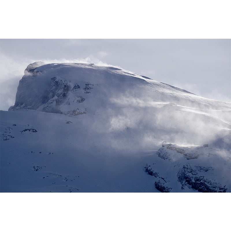 Magnificent Mountain View Mural Wallpaper Mildew Resistant for Living Room Decor