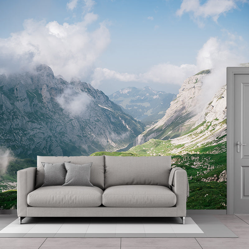 Mountain Photo Wall Mural for Living Room Bedroom Wall Decor, Made to Measure
