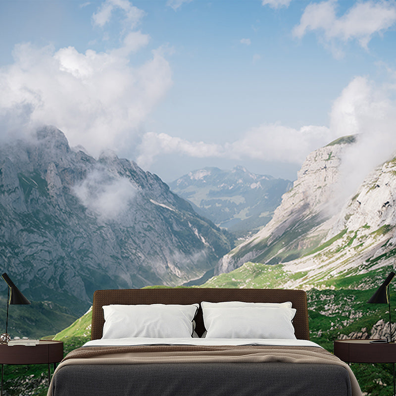 Mountain Photo Wall Mural for Living Room Bedroom Wall Decor, Made to Measure