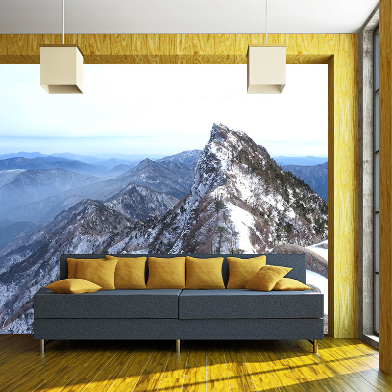 Mountain View Mural for Home Decor Contemporary Wall Art, Personalized Size