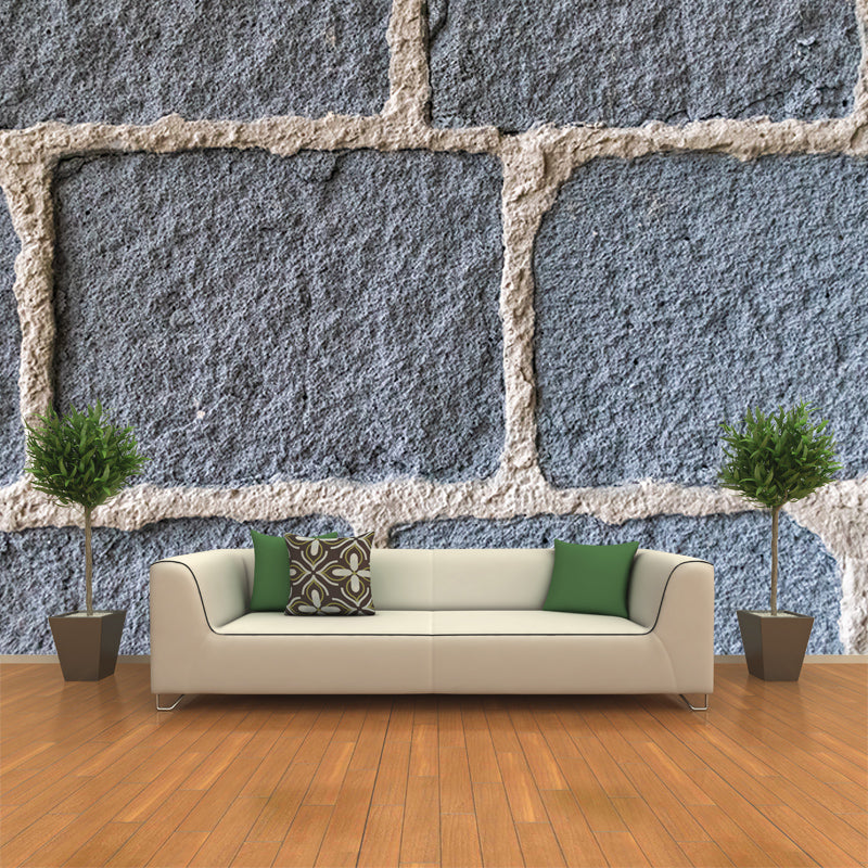 Brick Pattern Mural for Home Decor Contemporary Wall Art, Personalized Size