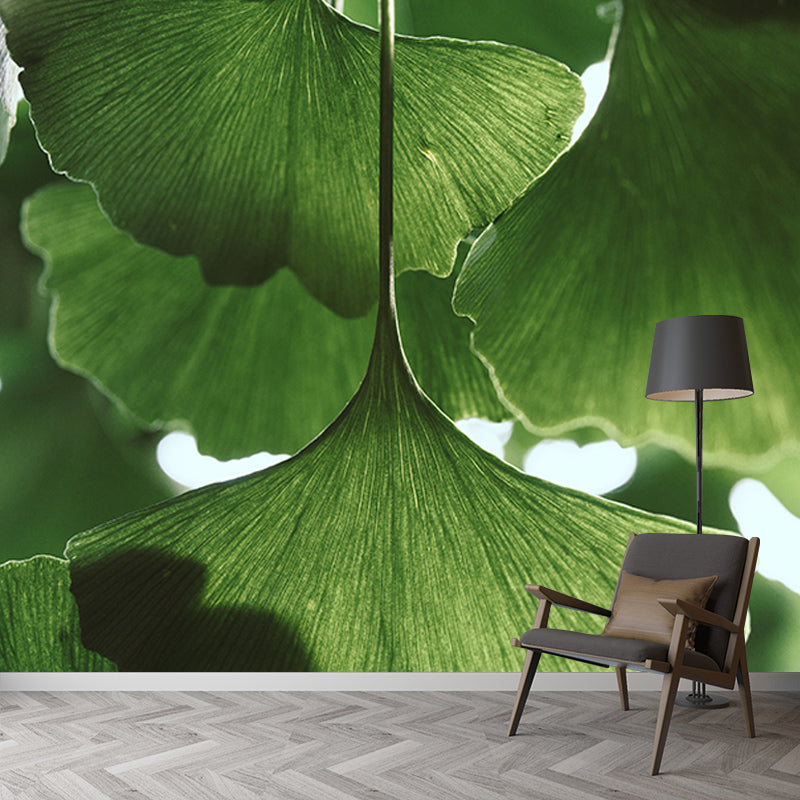 Ginkgo Biloba Moisture Resistant Mural for Sitting Room, Customized Size Available