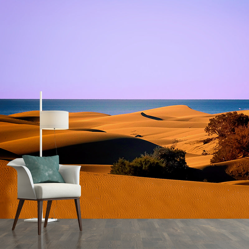 Desert Landscape Wall Murals for Guest Room Water Resistant Wall Decor, Customized Size