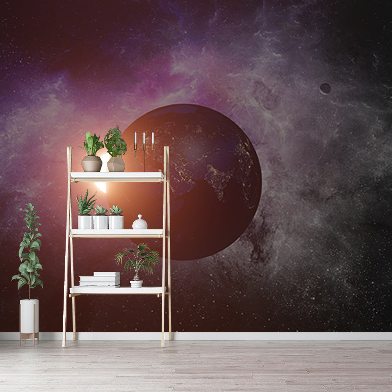 Vast Universe Mural Wallpaper for Sleeping Room Sitting Room, Mildew Resistant