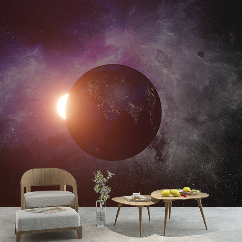 Vast Universe Mural Wallpaper for Sleeping Room Sitting Room, Mildew Resistant