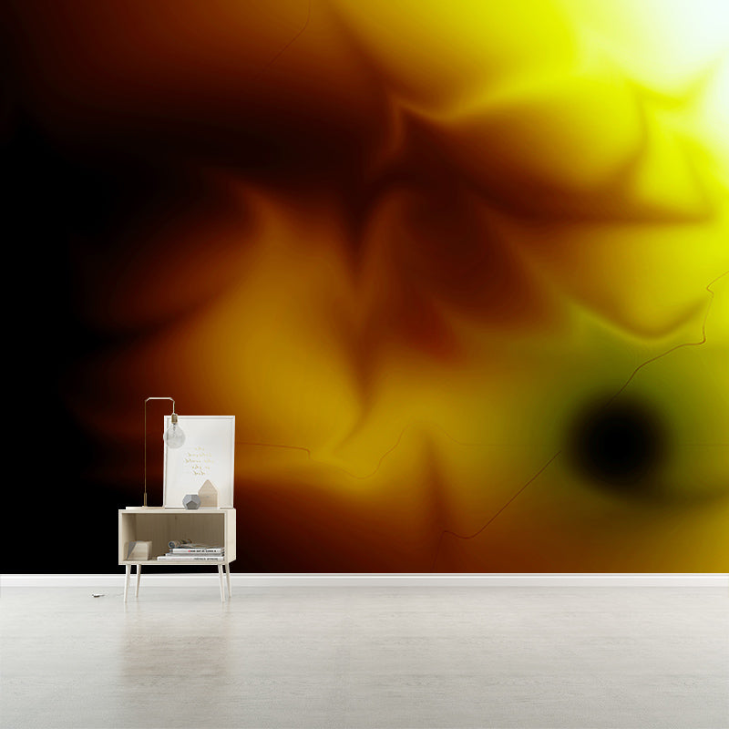 Abstract Mural Wallpaper for Dining Room, Mildew Resistant, Made to Measure