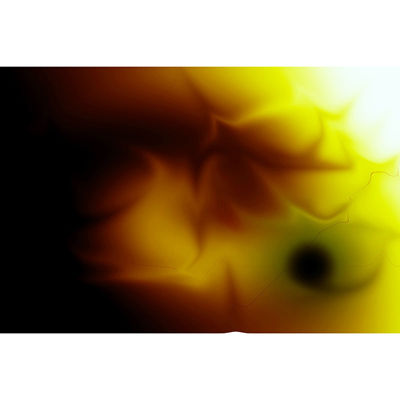 Abstract Mural Wallpaper for Dining Room, Mildew Resistant, Made to Measure