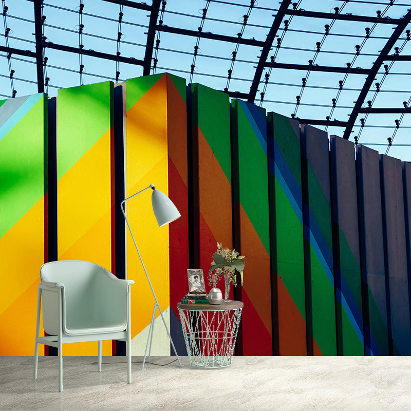 Modern Style 3D Painting Mural Mildew Resistant Wall Covering for Bedroom Decor