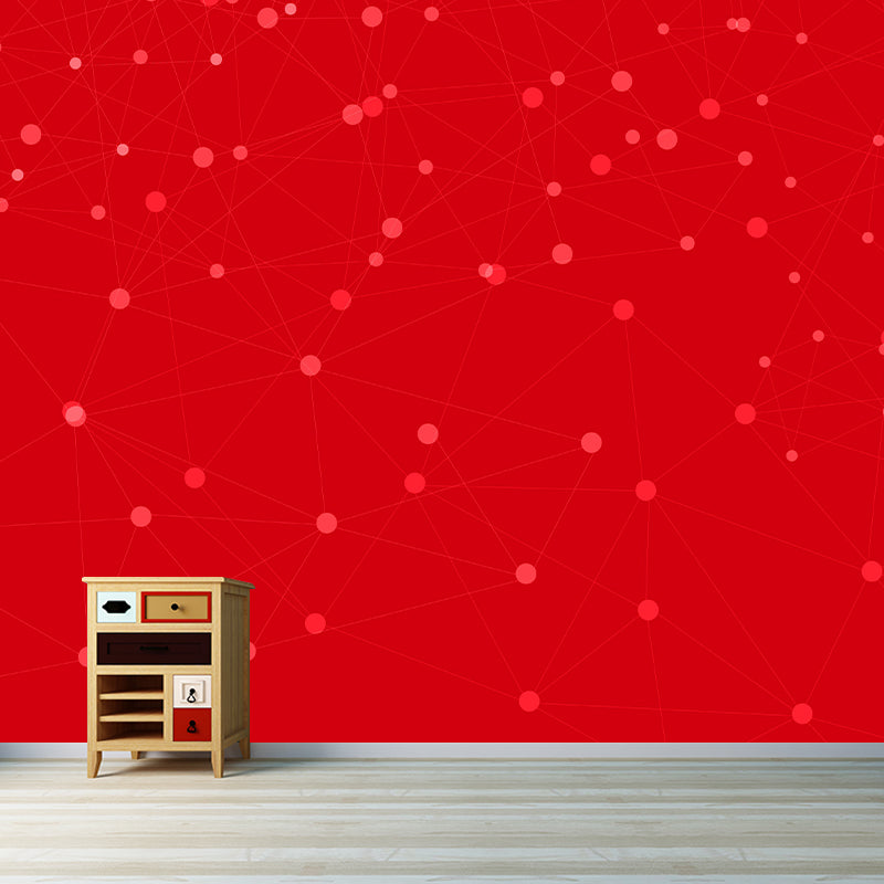 Horizontal Illustration Geometric Patterns Mural Wallpaper Wall Murals for Bedroom