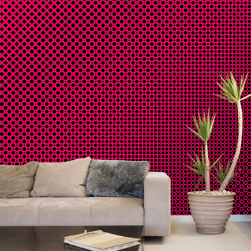 Horizontal Illustration Geometric Patterns Mural Decorative Wallpaper Wall Mural