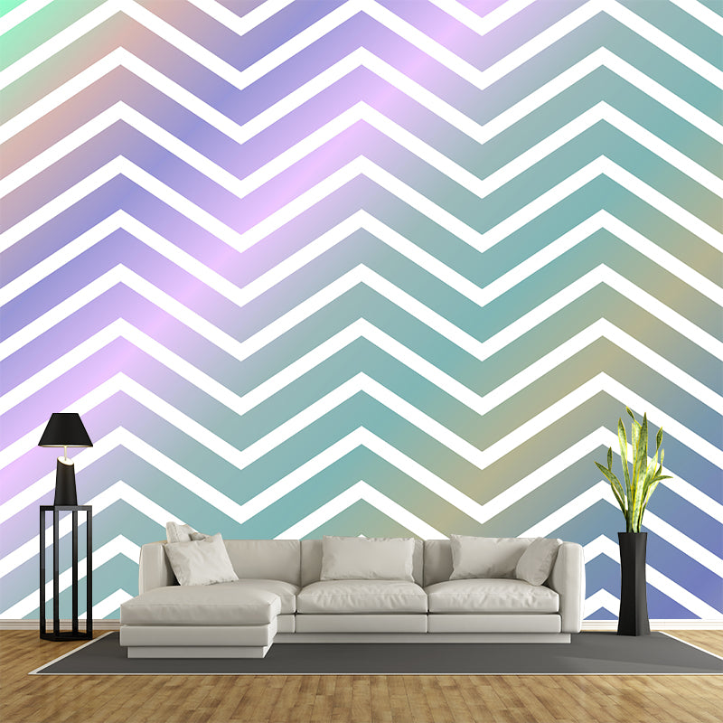 Horizontal Illustration Geometric Patterns Mural Decorative Wallpaper Wall Mural