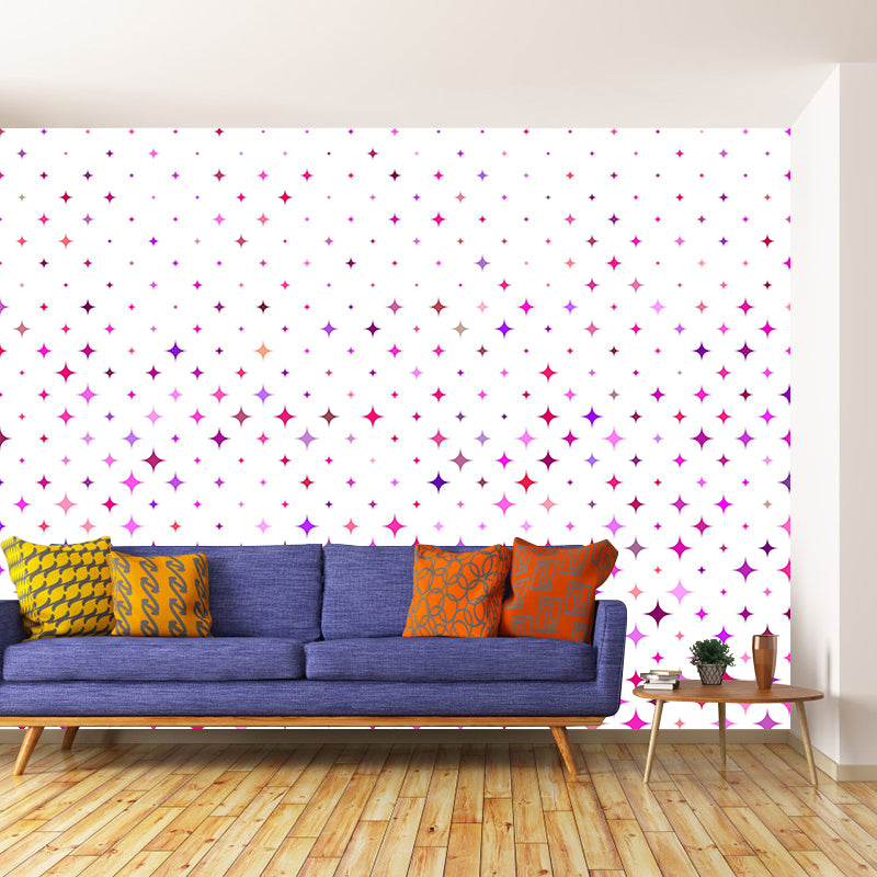Illustration Modern Mural Wallpaper with Geometric Patterns for Decoration