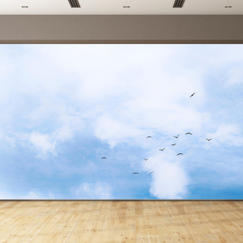 Cloudscape Mural Decal for Wall Contemporary Living Room Mural Wall Covering
