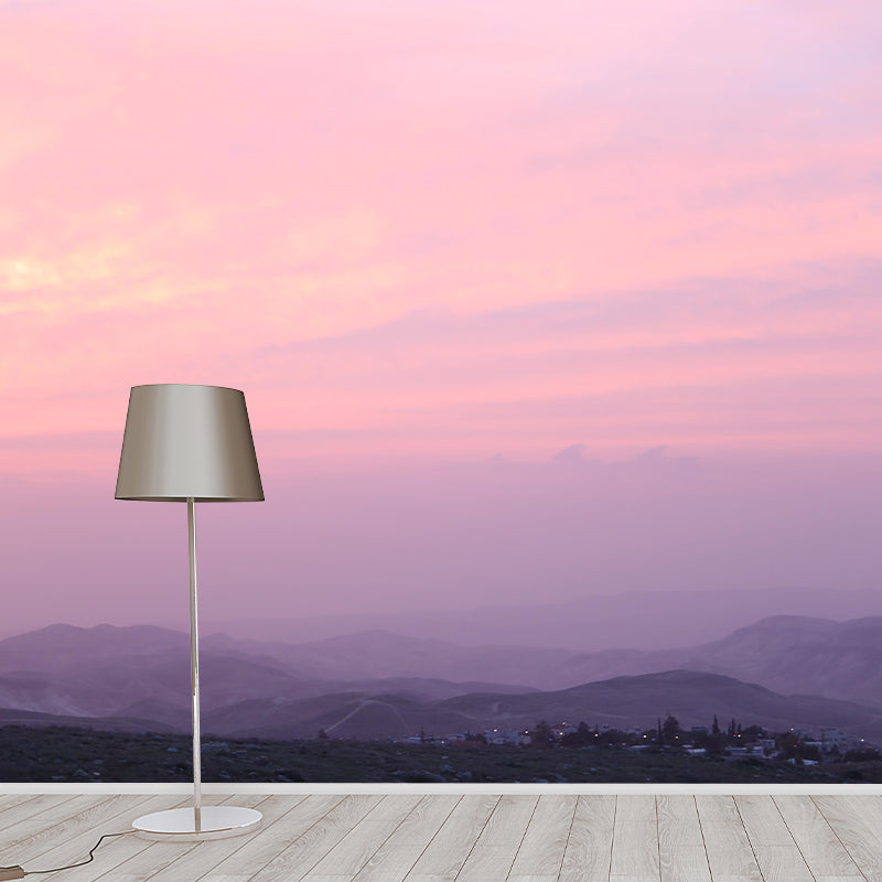 Photography Contemporary Mural Wallpaper with Sky Painting for Decoration