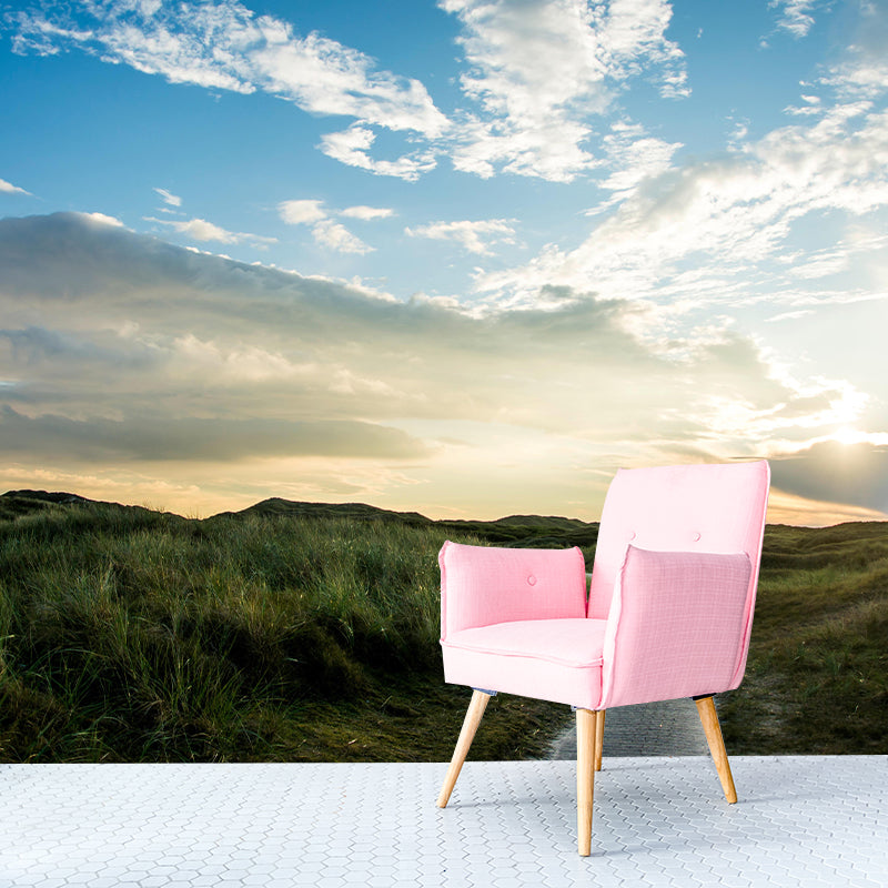 Cloudscape Mural Decal for Wall Contemporary Sitting Room Mural Wall Art