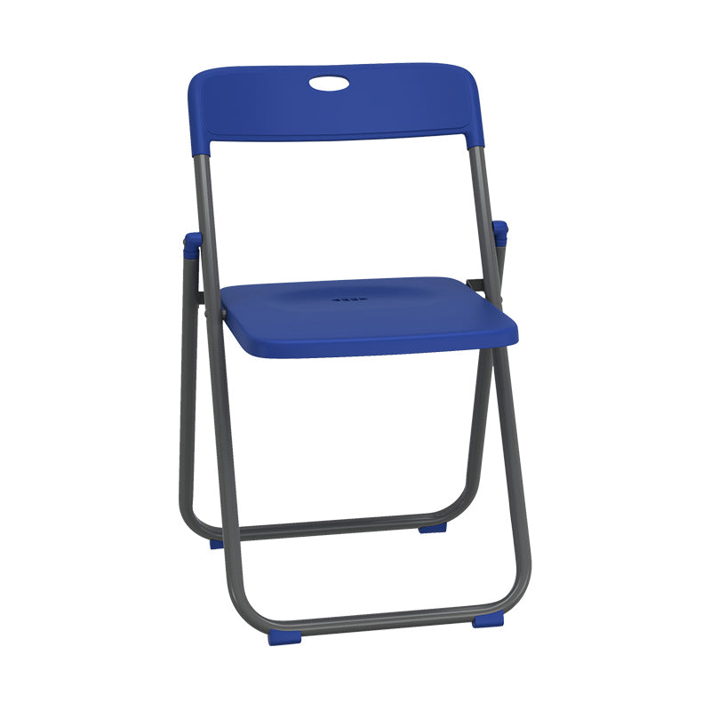 Métal contemporain dinant la chaise latérale de salle à manger arrière ouverte en plastique de chaises sans bras