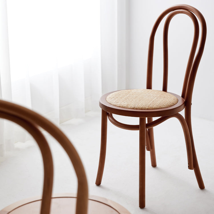Le bois de hêtre de style moderne préside les chaises de salle à manger de cuisine arrière de Windsor
