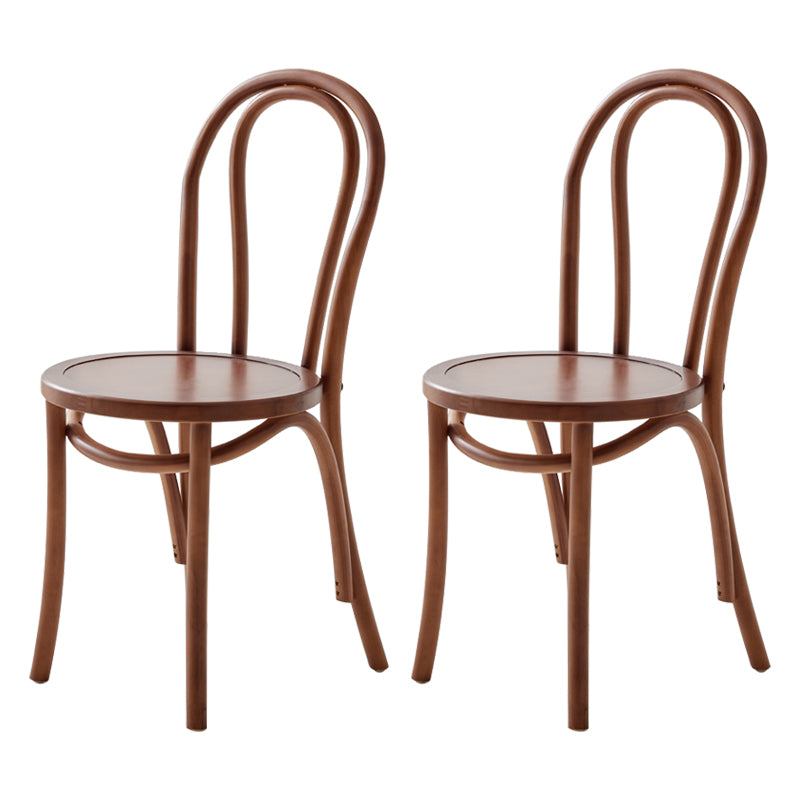 Le bois de hêtre de style moderne préside les chaises de salle à manger de cuisine arrière de Windsor
