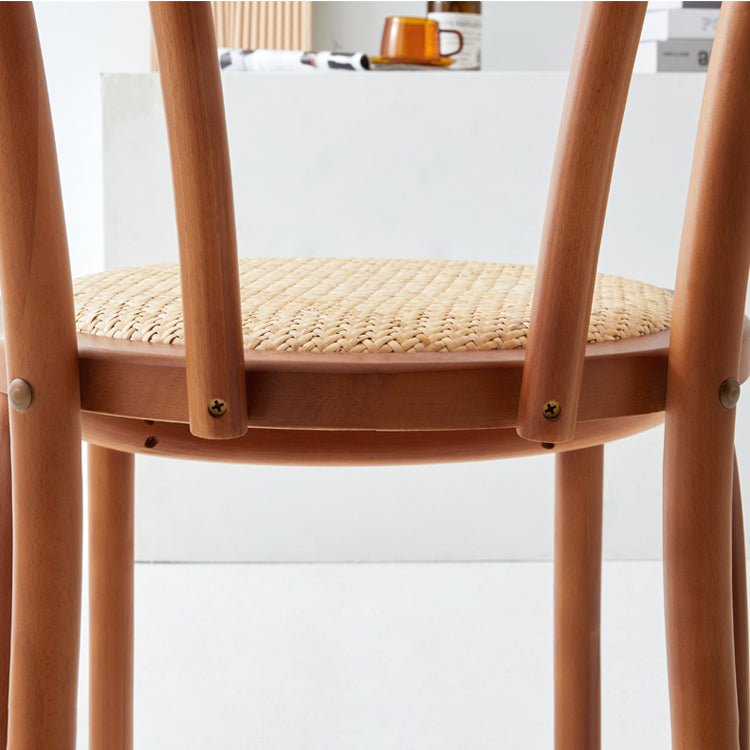 Le bois de hêtre de style moderne préside les chaises de salle à manger de cuisine arrière de Windsor